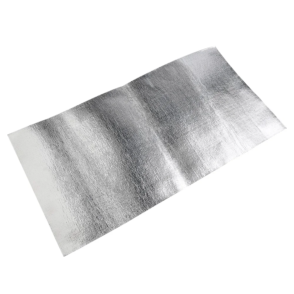 

Durable Practical Car Heat Protection Film Silver Sound Deadener 25*50cm Accessories Heat Shield Hood Mat Pads