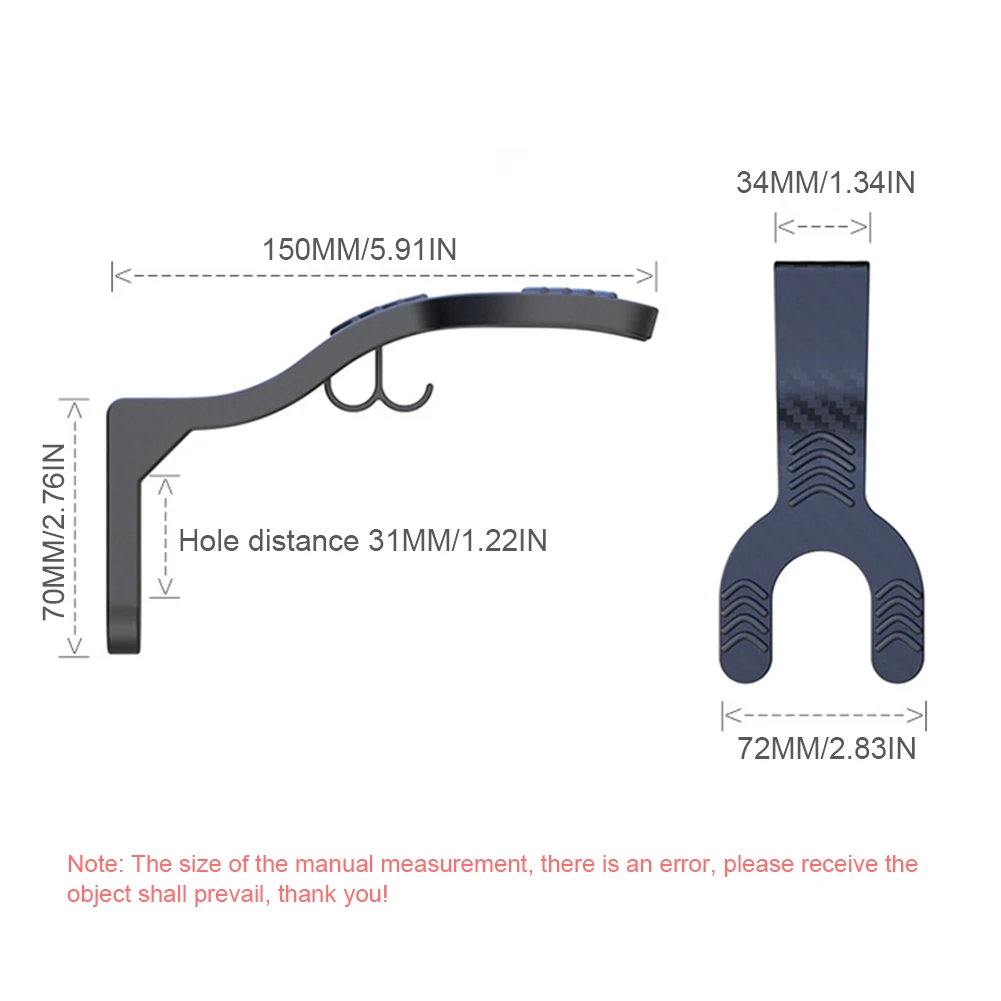Настенные крючки для крепления на шлем или велосипед