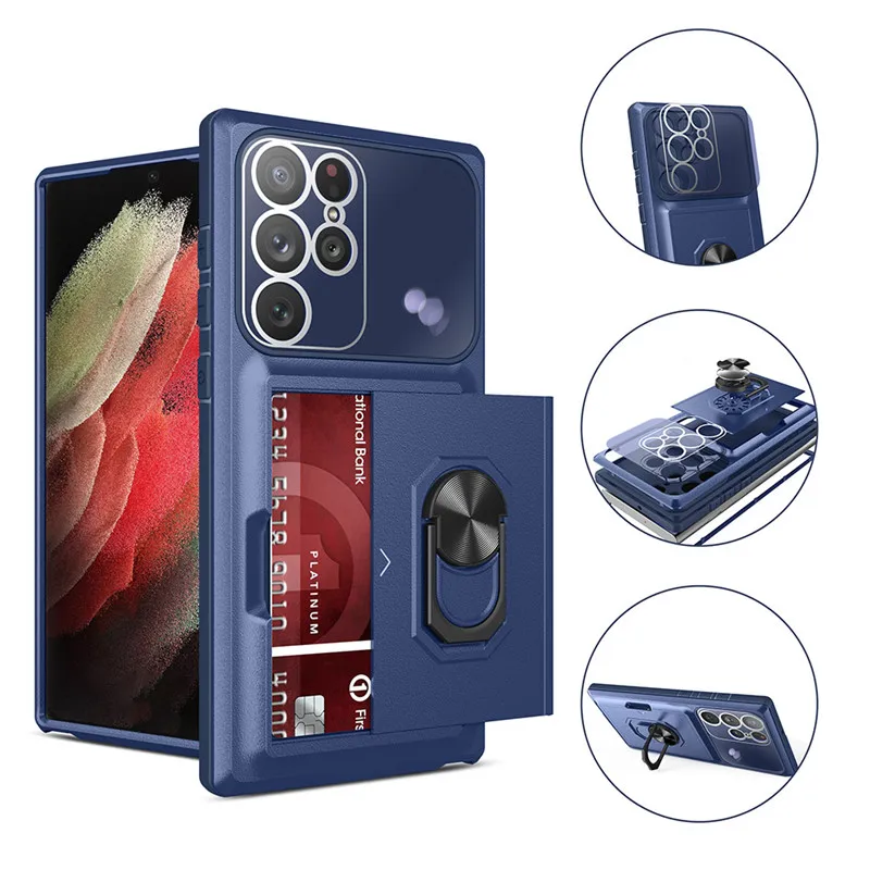 Многофункциональный чехол для Samsung Galaxy S22 Ultra Plus A13 A33 A53 A73 A12 A32 A52 A72 |
