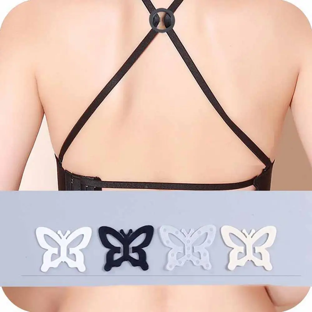 

10pcs New Invisible Bra Buckle Shadow-Shaped Underwear Buckle Bra Back Intimates Accessories Clips Strap Holders