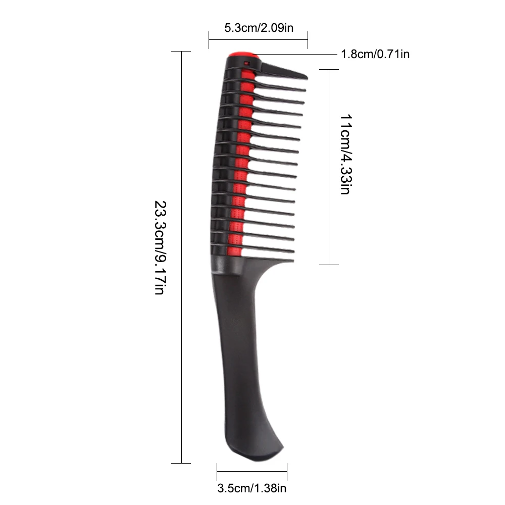 Расческа для волос с широкими зубьями окрашивания профессиональная расческа