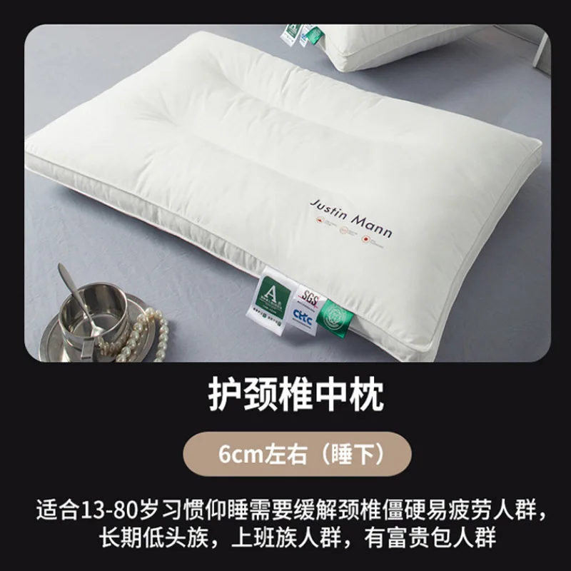 

2 шт./упаковка, мягкие подушки для сна на боку и на спинепадушка подушки для сна анатомическая подушка для сна