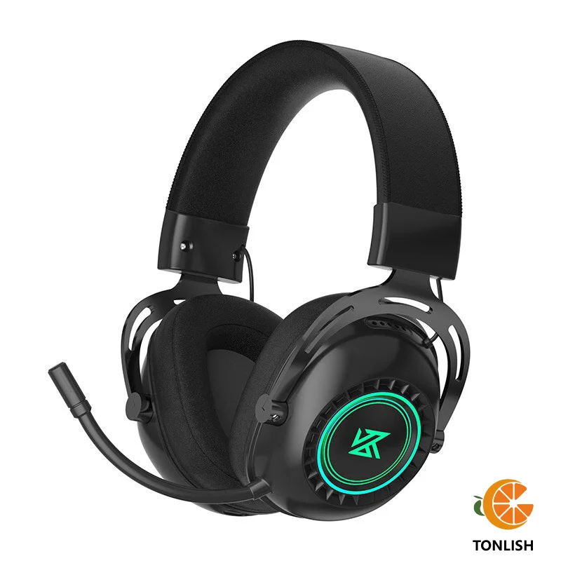 

TONLISH KZ GP20 Bluetooth-Compatible 5.0 Earphone RGB True Wireless Game Headset 2.4G Noice Cancelling Game Headphone