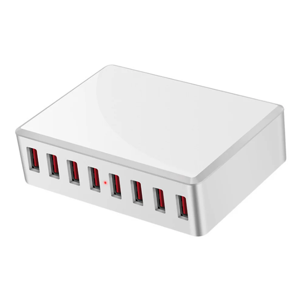 

Multiple USB Charger Multipurpose Practical 8-port Fast Charging Station Desktop Charging Station USB Charging Station