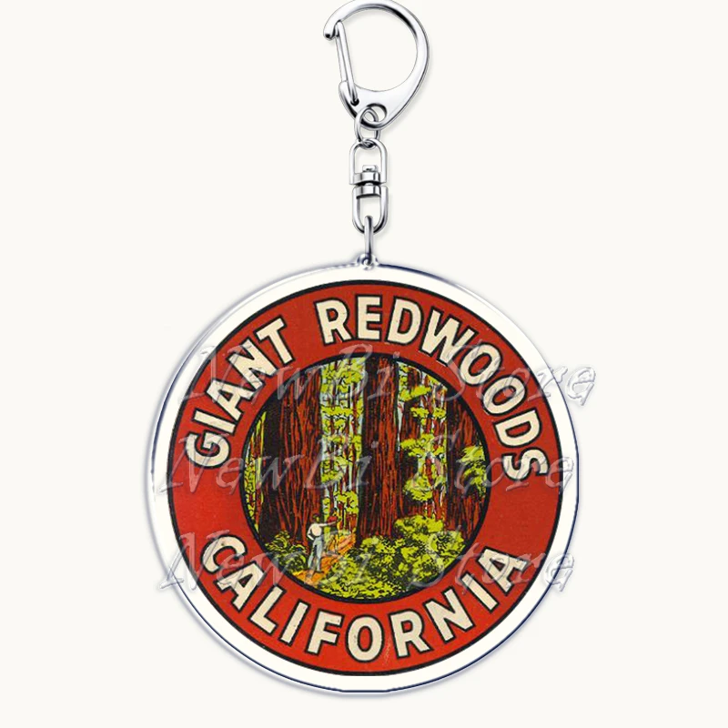 Винтажные ретро дорожные брелки 70-х 80-х годов для аксессуаров сумка ностальгия