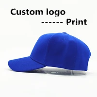 adult casual sports cap blue baseball cap for adult men new women solid adjustable fitted dad hat trucker hat gorros with logo