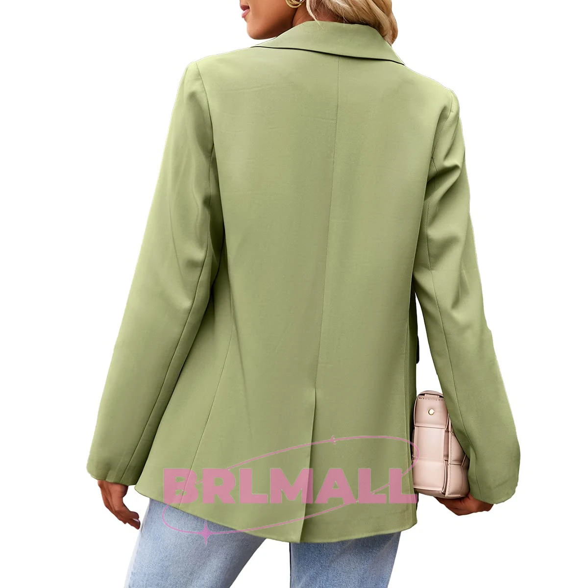 Summer Solid Women's Casual Elegant Blazer Long Sleeve One-Button Lapel Solid Color Casual Blazer For Women Street Show