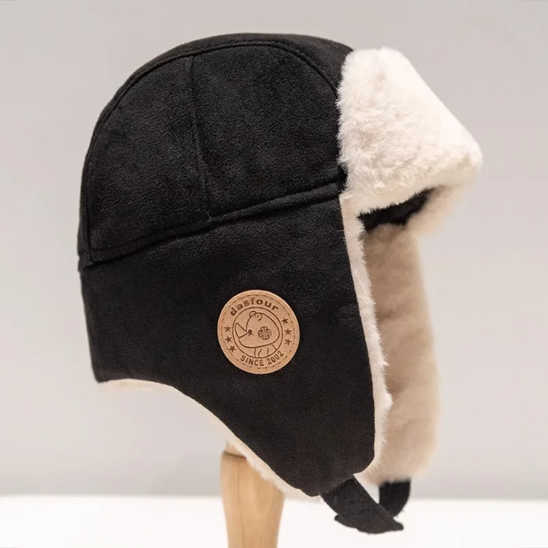 Детская шапка-бомбер из искусственного меха