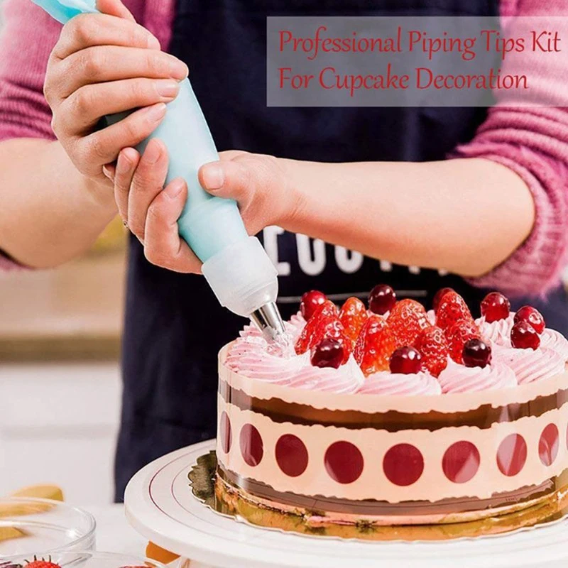 

10 Pcs Piping Bag Converter Icing Nozzles Tips Pastry Cream Cake Decorating Kit