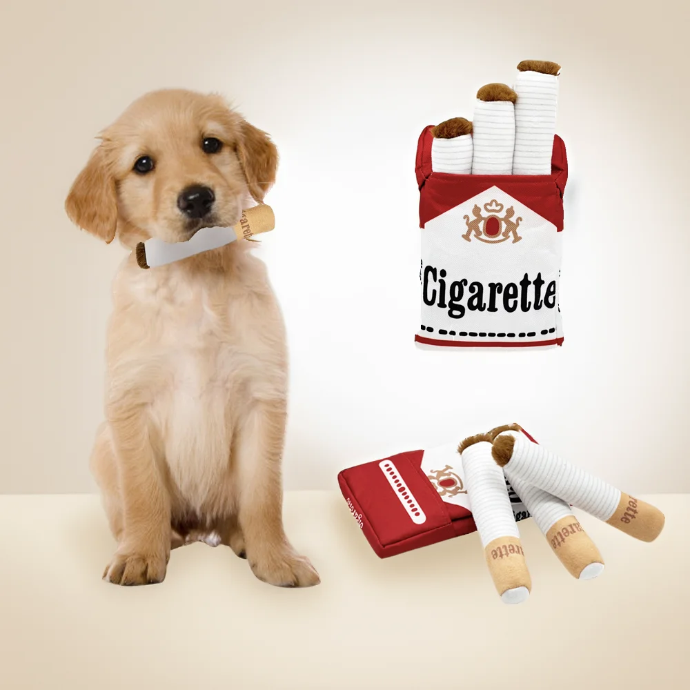 Серебристые Искусственные сигареты веселые игрушки для домашних животных