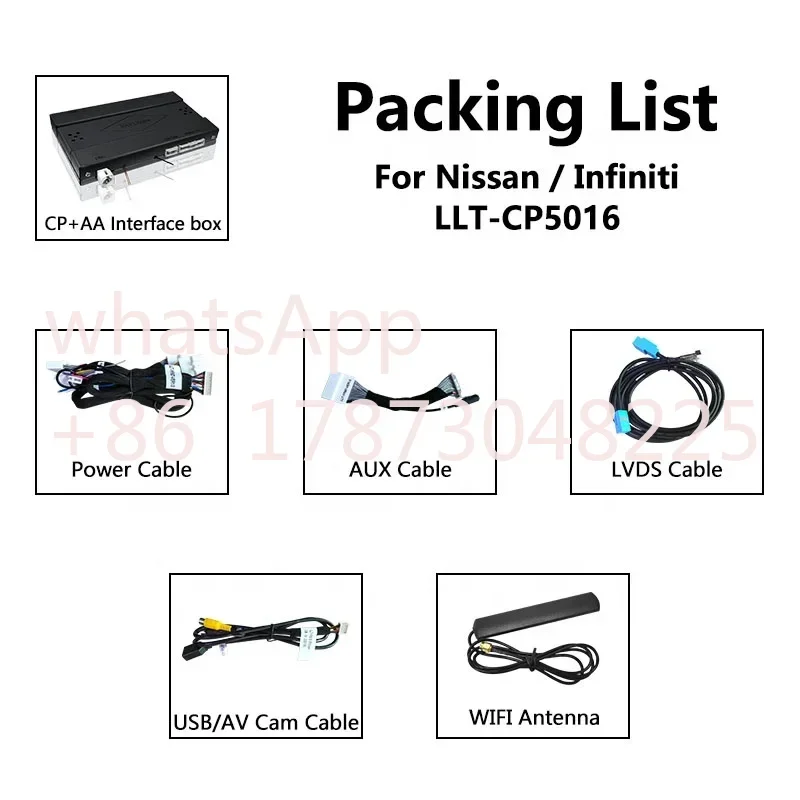 Интеграционный видеоинтерфейс Lsailt CP + AA OEM для Nissan Elgrand E51 Series 3 2007-2010 гг.