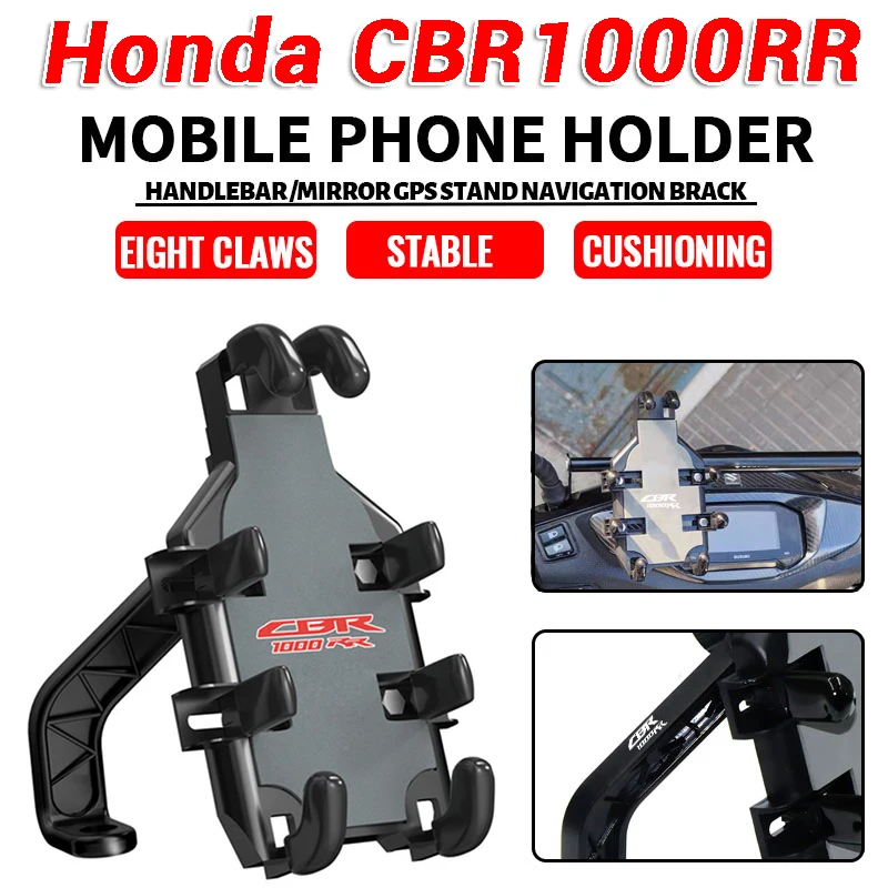 

For Honda CBR 1000RR CBR1000RR CBR 1000 RR 2004-2023 Accessories Motorcycle Handlebar Mobile Phone Holder GPS Stand Bracket