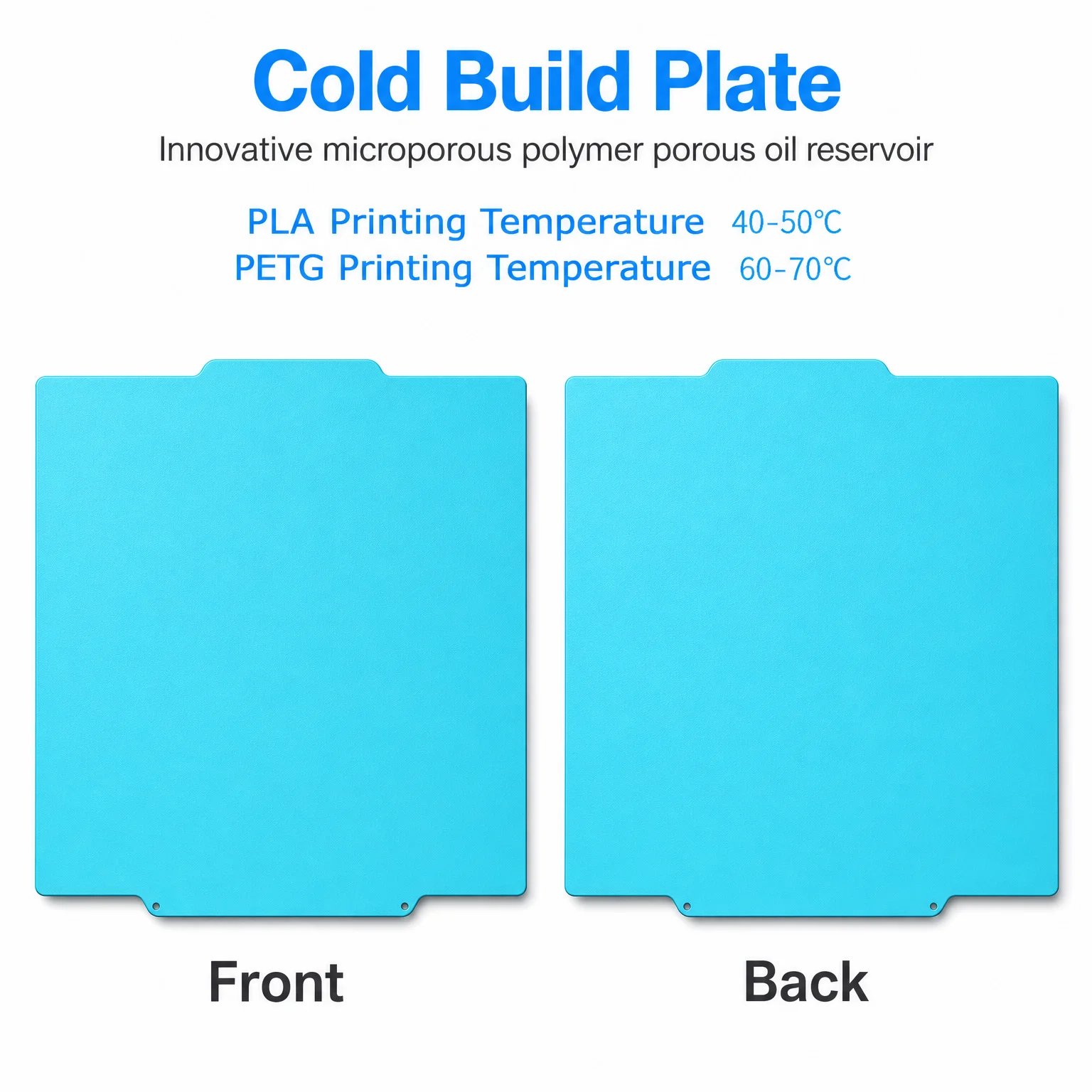 Двусторонняя охлаждающая пластина C5 PRO Glacier для 3D-принтера Flashforge Creator 5, запчасти для Flashforge C5 (art.: 3920db4e651e2) - 3920db4e651e2
