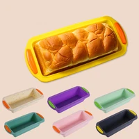 silicone two color toast bread mold cake tools colorful cake mold baking accessories baking tools for cakeshome kitchen tools