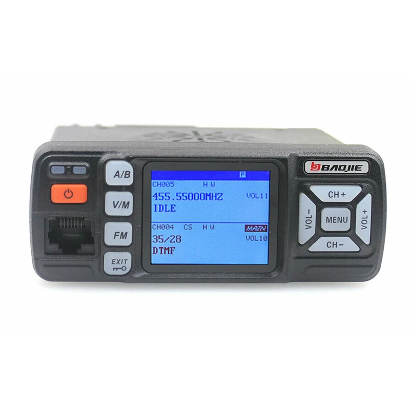 Портативный автомобильный радиоприемник Baojie двухдиапазонный VHF UHF BJ318 20 Вт/25 Вт