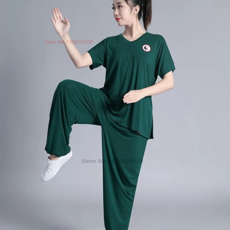 2024 традиционная китайская униформа тай-чи кунг-фу спортивная тренировка ушу