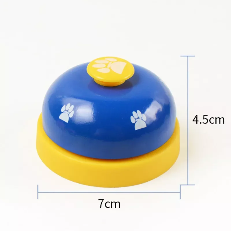 

2023NEW Toys Bell for Dogs Cat Training Interactive Toy Called Dinner Small Bells Footprint Ring Trainer Feeding Reminder For Te