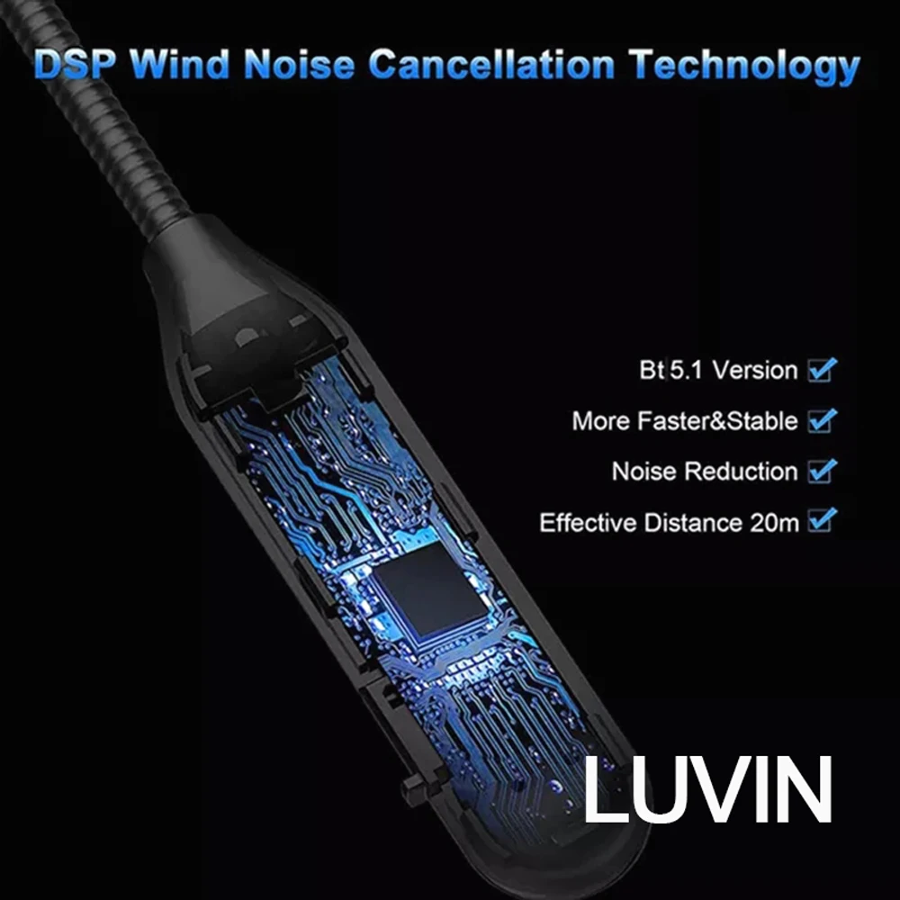 Гарнитура для мотоциклетного шлема LUVIN S1 Bluetooth-наушники беспроводная стерео