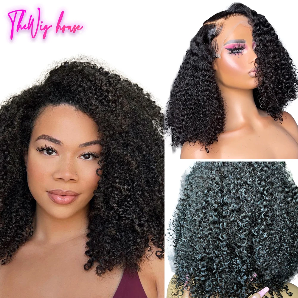 

Transparent Jerry Curly Full Lace Wig Human Hair Preplucked With Baby Hair Brazilian Remy Human Hair Wigs For Black Women 250%
