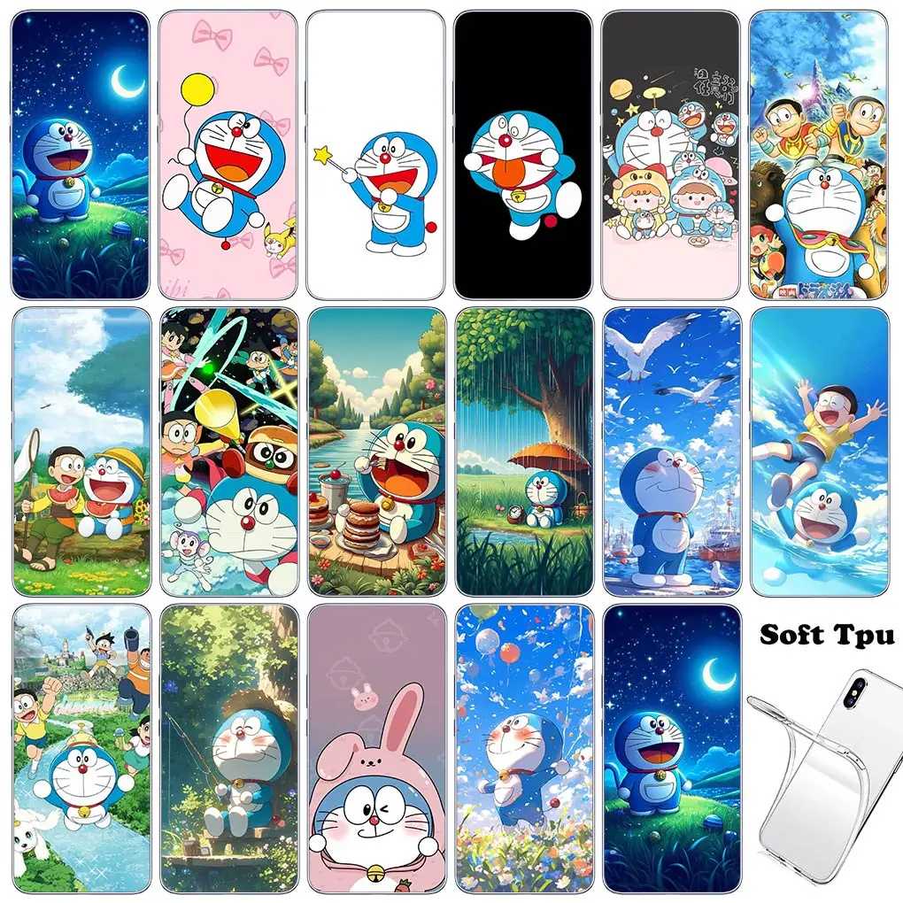Гибкий чехол для телефона D-Doraemons Motorola Moto E22 E40 E30 G200 G13 G14 G54 G84 G85 G04 G24 One Fusion Case