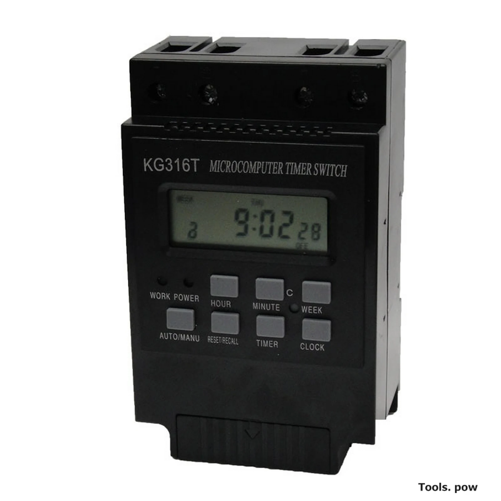 

25A Timer Time Timing Switch, Microcomputer Time Control Switch Water Pump Industrial Timer Relay 220V Two Colors