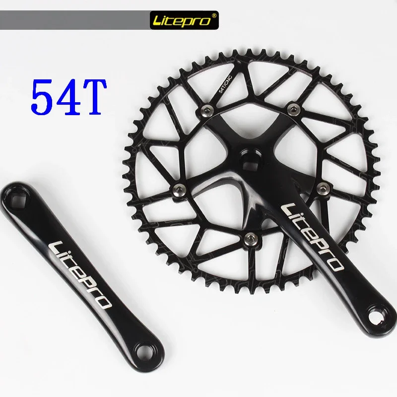 Легсветильник велосипедная звезда Litepro 130 BCD 46/48/50/52/54/56/58T полая Звездочка BMX