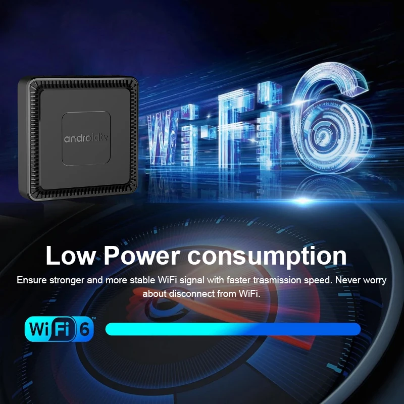 Q7 H313 Smart TV Box Android 10 8 ГБ/16 ГБ 3D телеприставка HD 6K WIFI 6 Ethernet 100M Bluetooth 5.2 tv box