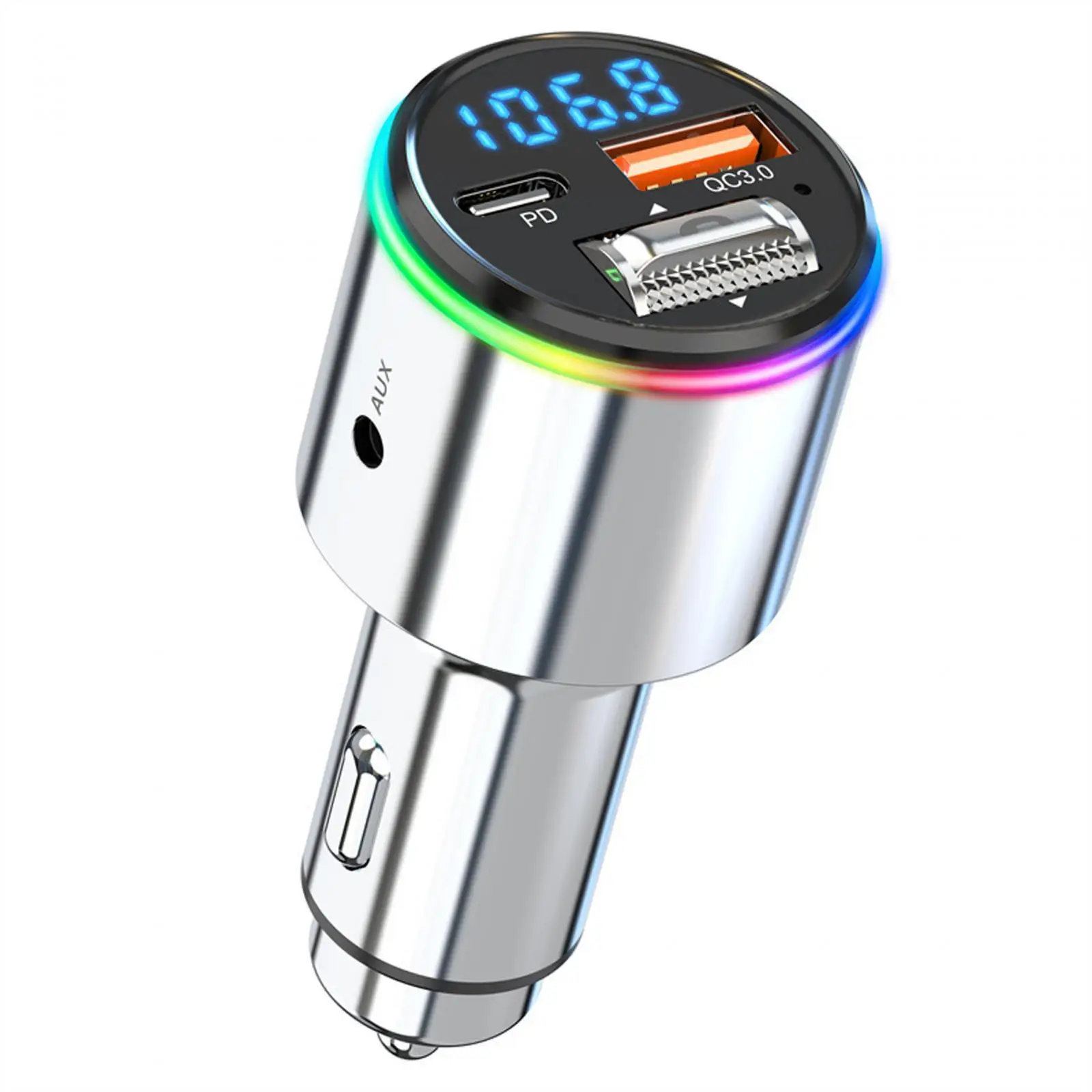 

FM Transmitter for Car PD 30W Bluetooth Car Adapter for Truck Car SUV