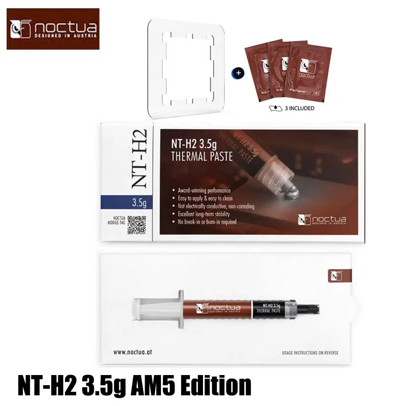 

Noctua NT-H1/NT-H2 3.5g AM5 Edition Thermal Conductive Grease Notebook Graphics CPU Chassis Radiator Thermal Conductive Grease