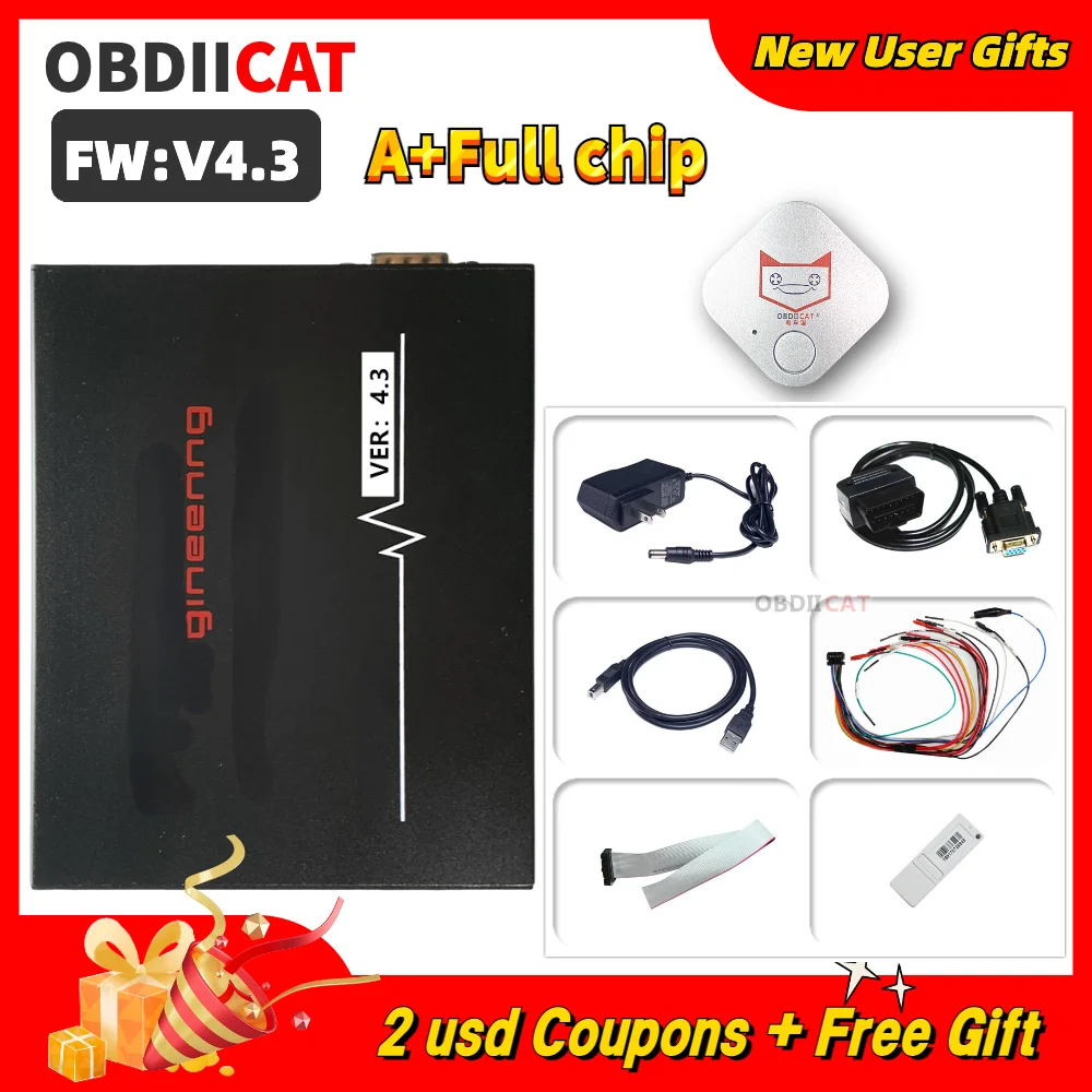 A + Fgtech Galletto 4 Master V54 FG-tech VD300 0386/0475 Поддержка BDM полная функция Unlimiteobd2 Авто ECU чип