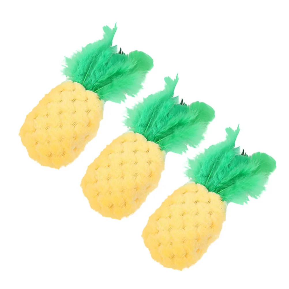 

Pet Catdog Excise Entertainment Teething Molar Chewing Training Interactive Fruits Scratching Plush Playing Bite Teaser