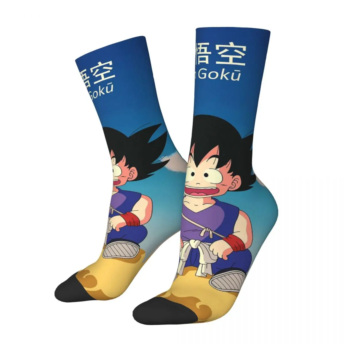 

Осенне-зимние мужские и женские носки в стиле ретро Сон Гоку аниме поглощающие пот футбольные носки