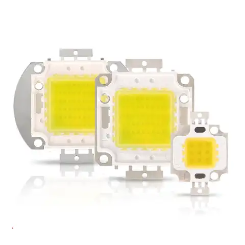 Монолитный блок светодиодов 10 Вт, 20 Вт, 30 Вт, 50 Вт, 100 Вт, встроенный высокомощный монолитный блок светодиодов, чипы для лампочек, чипы для само...