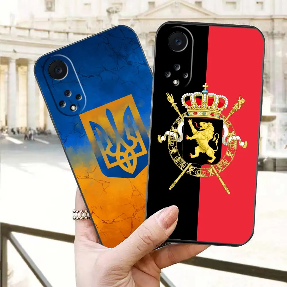Case For Huawei NOVA Y90 Y70 Y61 10 9 9 Plus 8 8I 7 7I 6 SE 5 5I 4 3 3I 2S Lite Plus Pro Case Funda Coque Shell Flag Of Ukraine