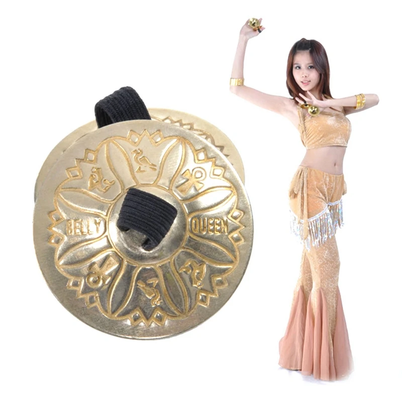 Пальцевые тарелки ручные для танца живота Zills с резинкой ударный музыкальный