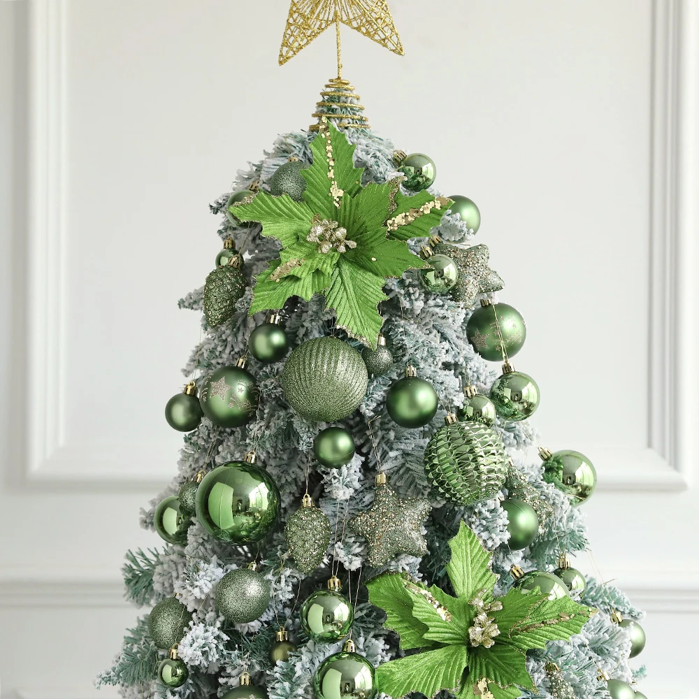 Украшения для дома в виде рождественских шаров 53 шт