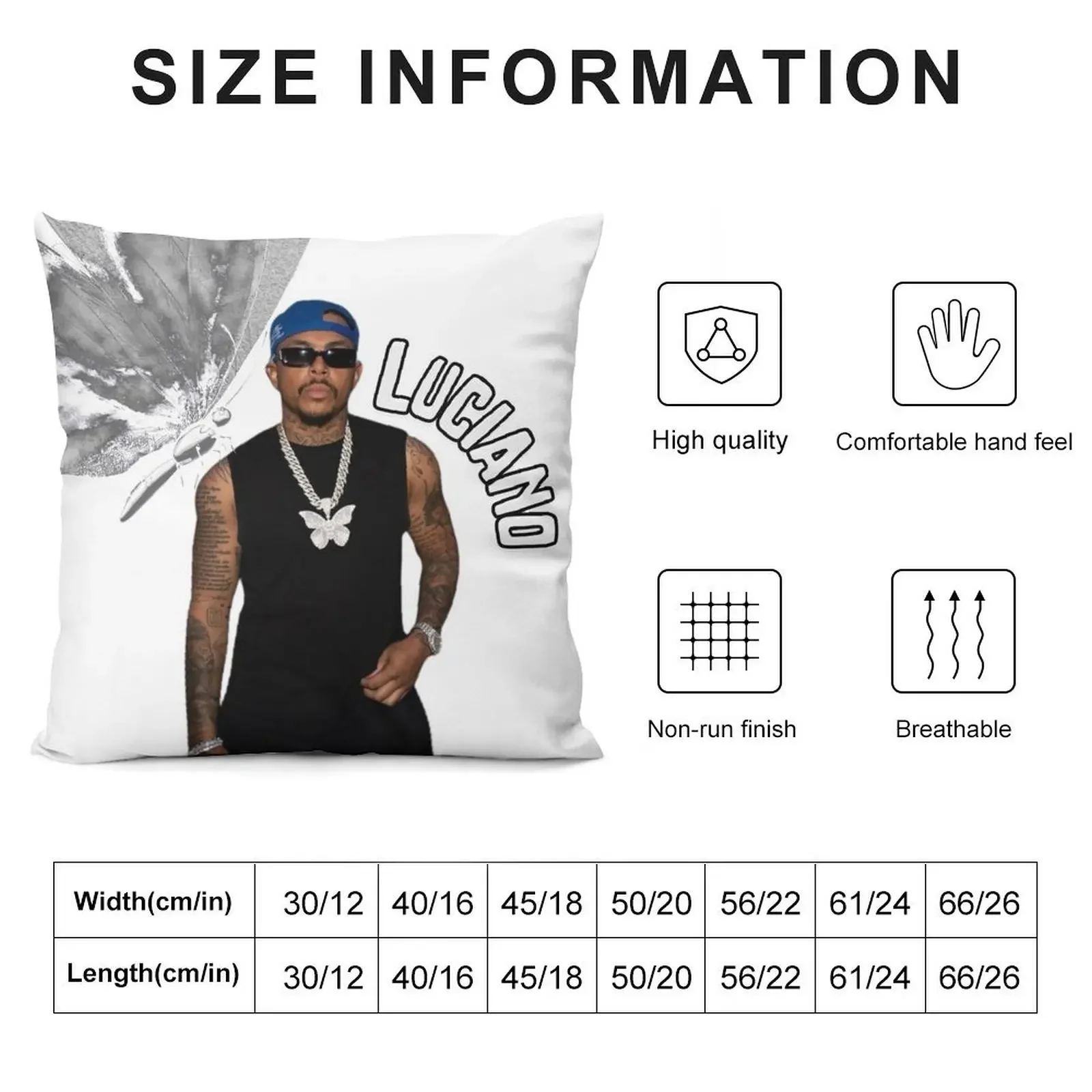 Подушка Luciano в немецком рэпе подушка на заказ фото наволочки декоративная