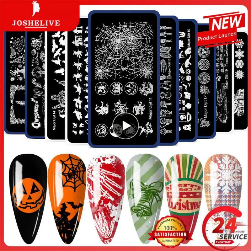 

30 Styles Nail Art Templates Stamping Plate Design Christmas Boat Leaves Flowers Animal Glass Image Printing Manicuring Tools