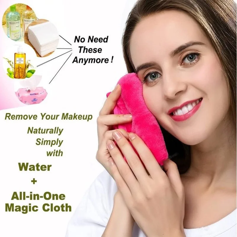 

Makeup Remover Pads Reusable Cotton Pads Makeup Eraser Microfiber Facial Towel Face Cleaner Cleaning Wipes Skincare Beauty Tools