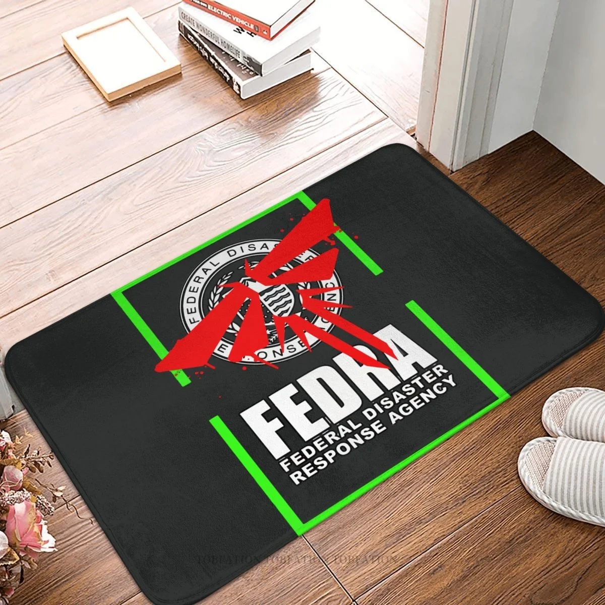 

Last Of Us Game Non-slip Doormat Fedra Logo Fireflies Bath Bedroom Mat Welcome Carpet Flannel Modern Decor