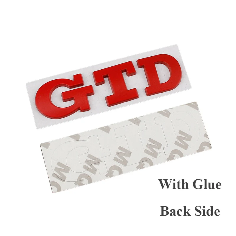 Металлическая 3d-наклейка на багажник автомобиля эмблема переднего гриля GTD