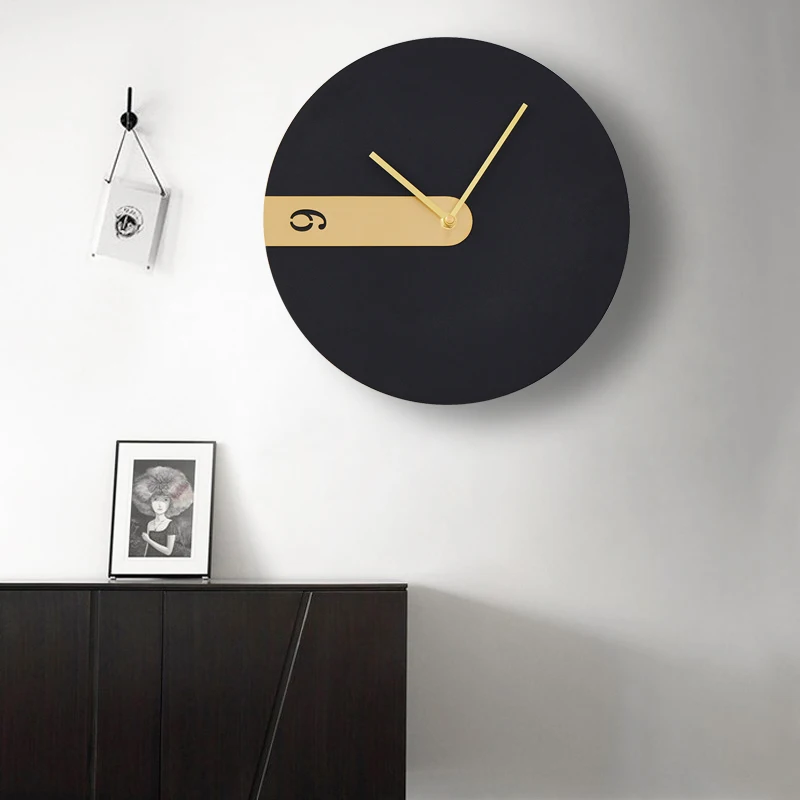 

Black Numbers Wall Clock Tools Silent Time Bedroom Unique Retro Clock Elegant Creative Horloges Murales Gaming Room Decoration