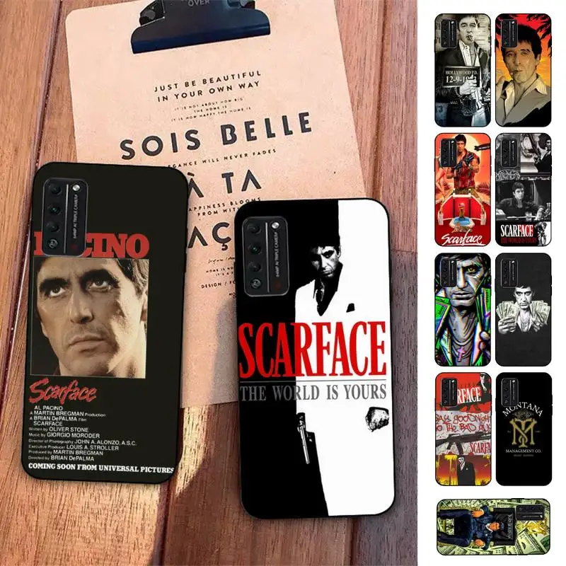 

Scarface 1983 Film Al Pacino Movie Phone Case for Huawei Honor 10 i 8X C 5A 20 9 10 30 lite pro Voew 10 20 V30