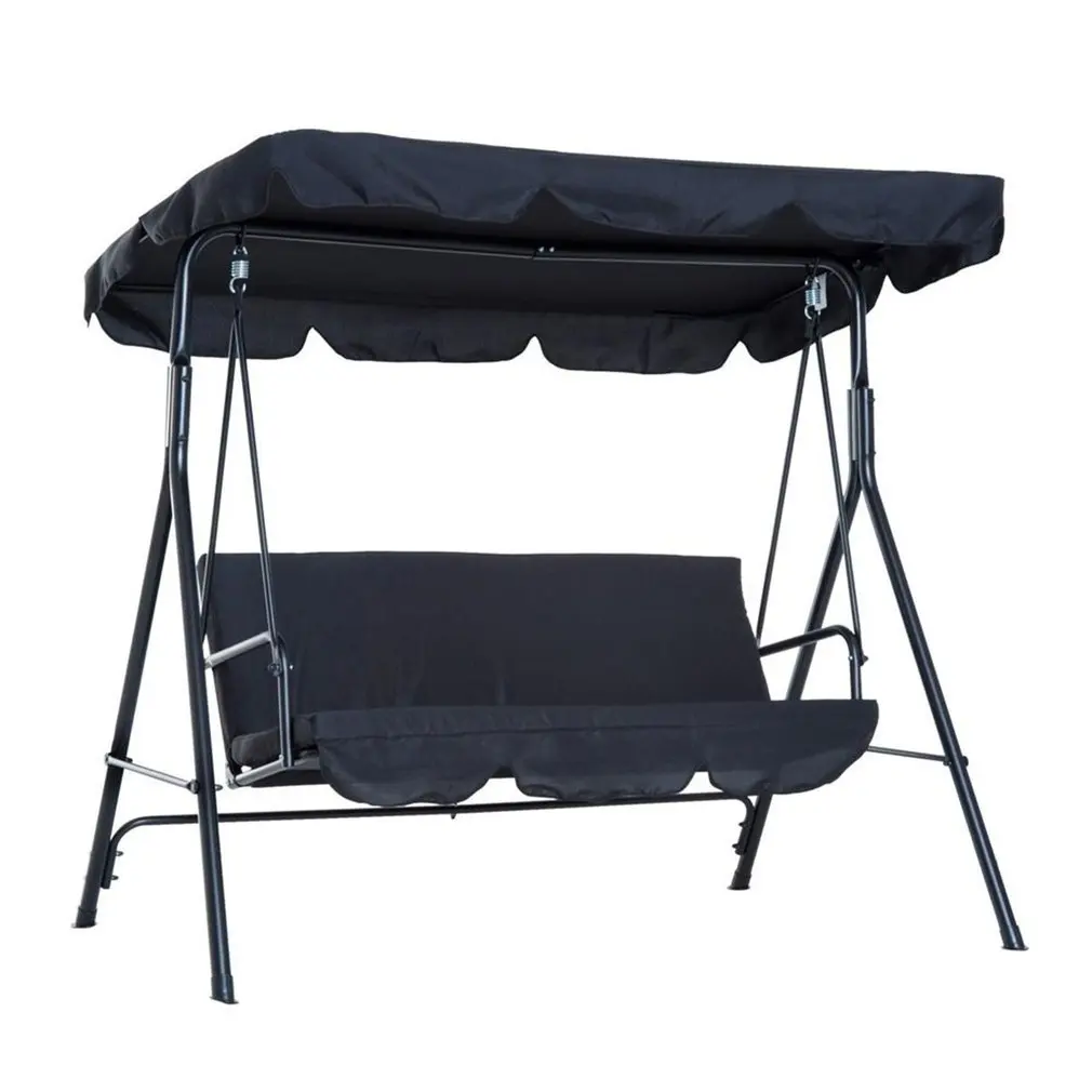 

Seater Size Outdoor Garden Patio Swing Sunshade Cover Canopy Seat Top Cover Courtyard Waterproof Swing Sunshade