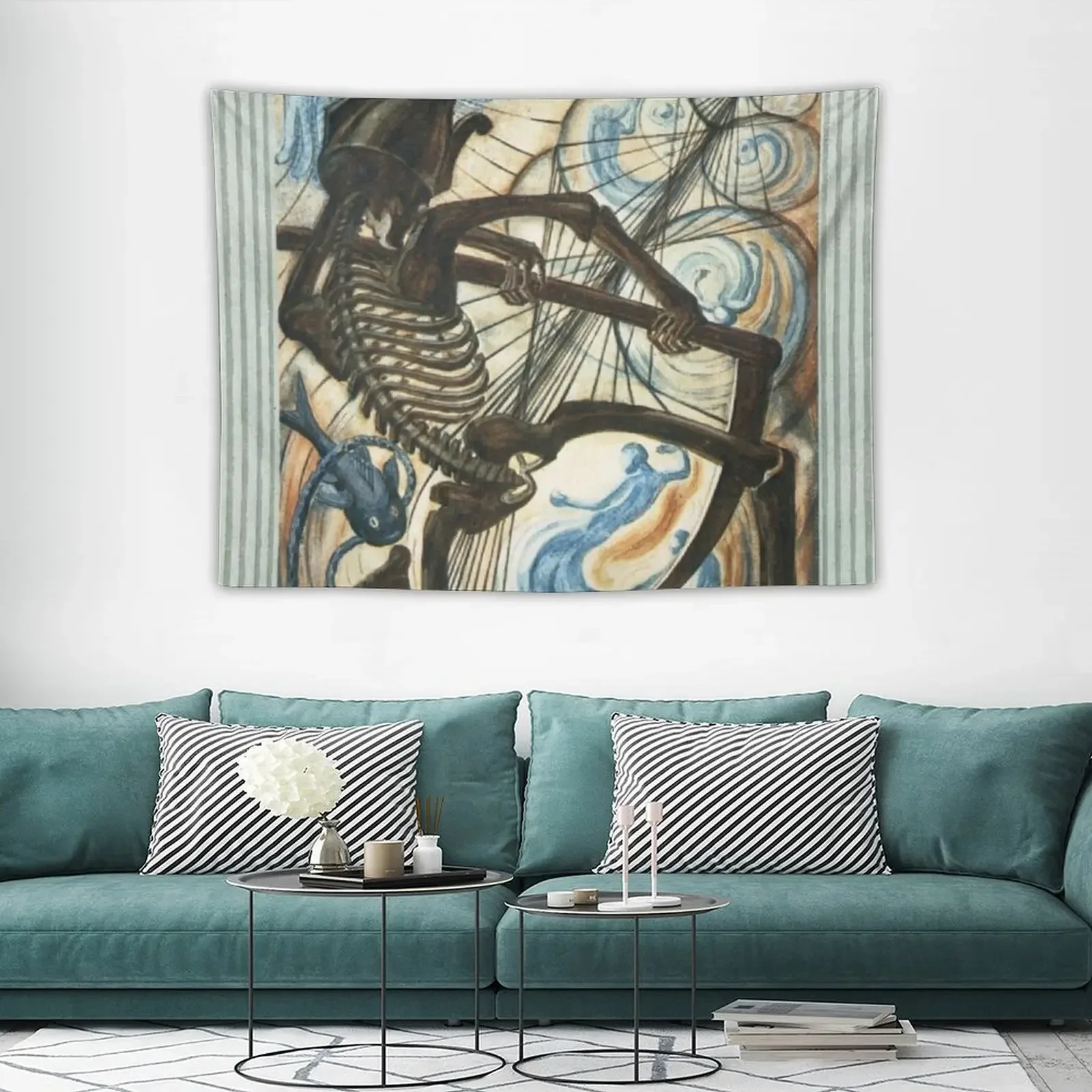 Украшение для дома Thoth Tarot / The Death Aleister Crowley Tapestry