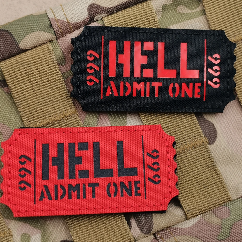 Светоотражающие нашивки почтальона HELL POUND TOWN тактические значки нарукавные