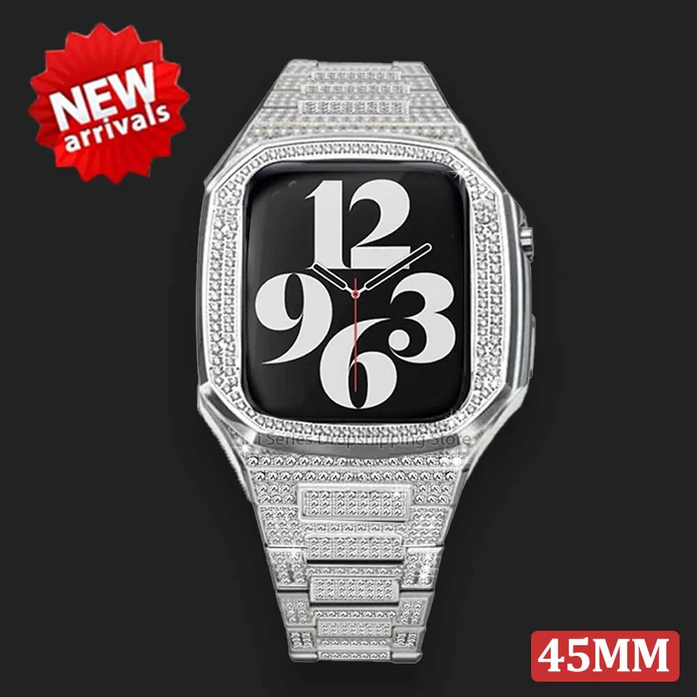 

Комплект для часов Apple Watch, 45 мм, металлический ремешок из нержавеющей стали