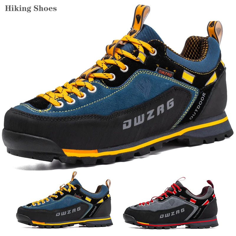 

Outdoor Men Shoes Professional Waterproof Hiking Shoes Lightweight Breathable Travel Shoes Fishing Shoe High Quality Sports Shoe