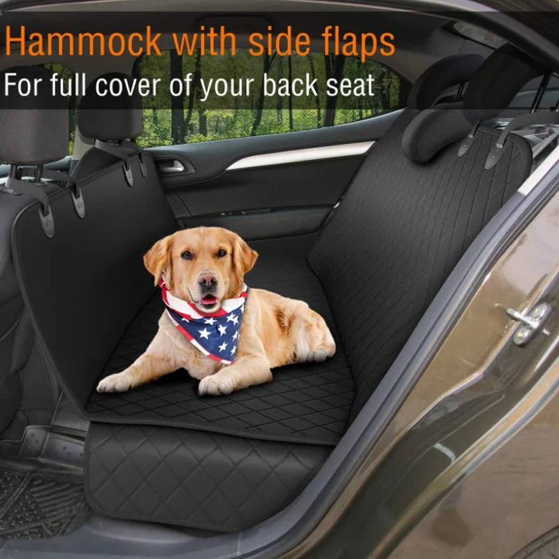 

Dog Car Seat Cover 100% Waterproof Pet Dog Carriers Travel Mat Hammock For Small Medium Large Dogs Car Rear Back Seat Safety Pad