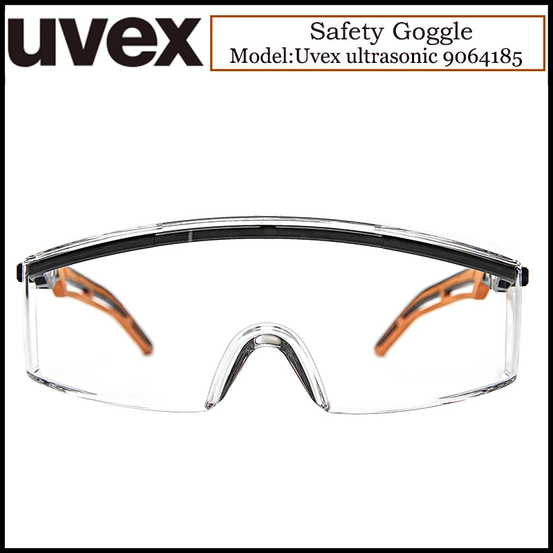 

Uvex Transparent Glasses Protective Safety Goggles PC UV400 Anti Fog/Shock/Scratch Astrospec 2.0 Supravision 9064-185